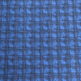 3 Metres Printed Needle Cord Cotton Corduroy 55" Wide  (Blue)