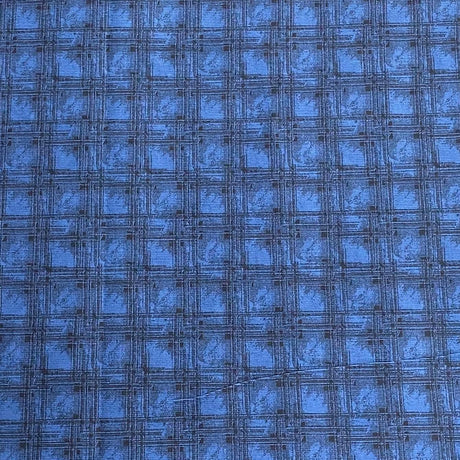 3 Metres Printed Needle Cord Cotton Corduroy 55" Wide  (Blue)