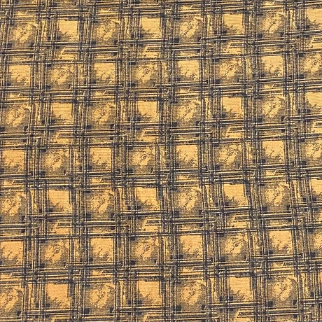 3 Metres Printed Needle Cord Cotton Corduroy 55" Wide  (Brown)