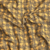 3 Metres Printed Needle Cord Cotton Corduroy 55" Wide  (Brown)