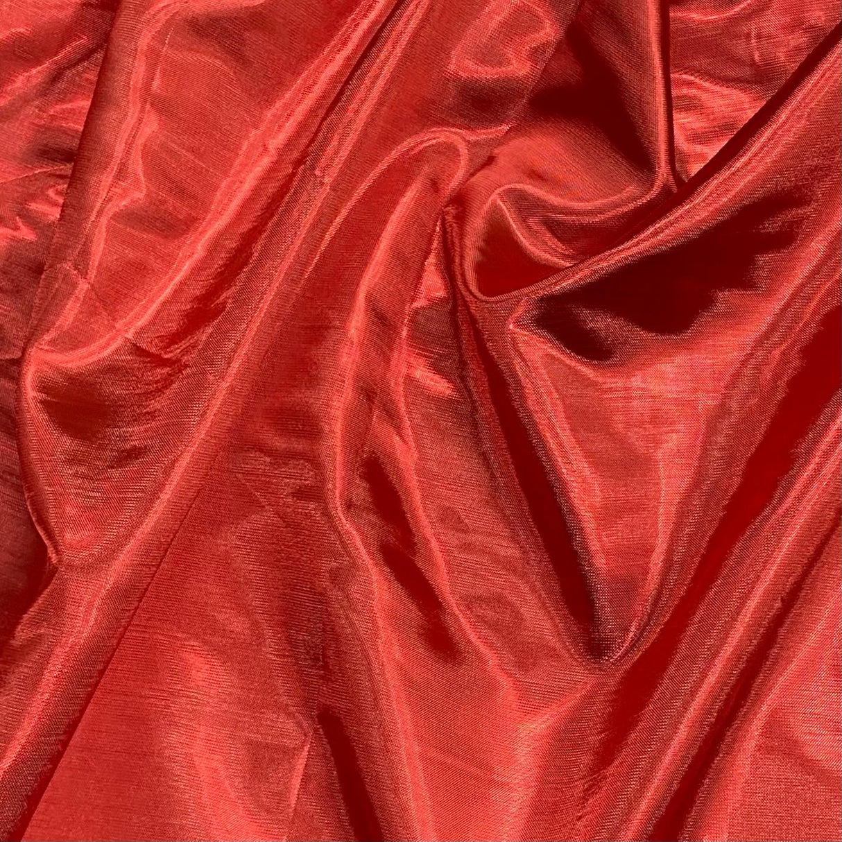 3 Metres, Luxury Aurora Foil Tricot Lame 55" Wide (Red)