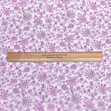 3 Metres, Soft Touch Japanese Printed Crepe - 45" Wide (Lilac)