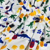 3 Metres, Luxury Dressmaking 100% Digital Printed Cotton Lawn- 55" (Animals)