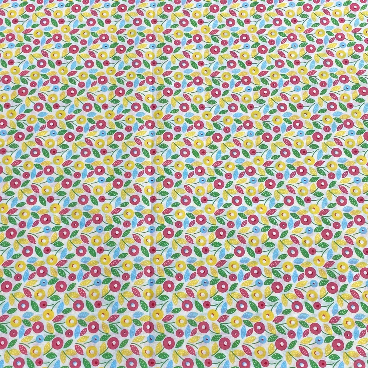 3 Metres, Luxury Dressmaking 100% Digital Printed Cotton Lawn- 55" (Daffodil)