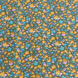 3 Metres, Luxury Dressmaking 100% Digital Printed Cotton Lawn- 55" (Green)