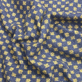 Per Metre Premium Wool Rich Fabric 55" Wide (Black & Yellow)