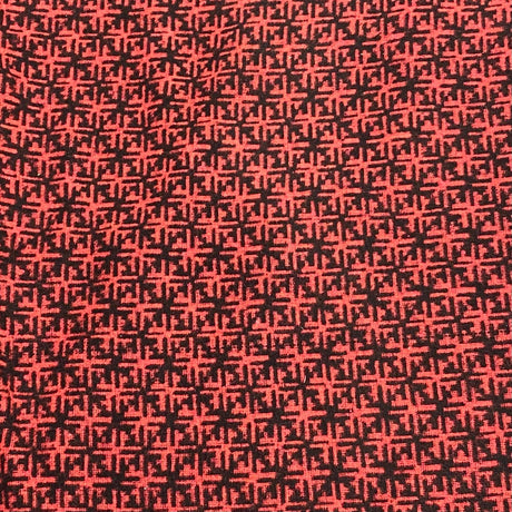 Per Metre Premium Wool Rich Fabric 55" Wide (Red & Black)