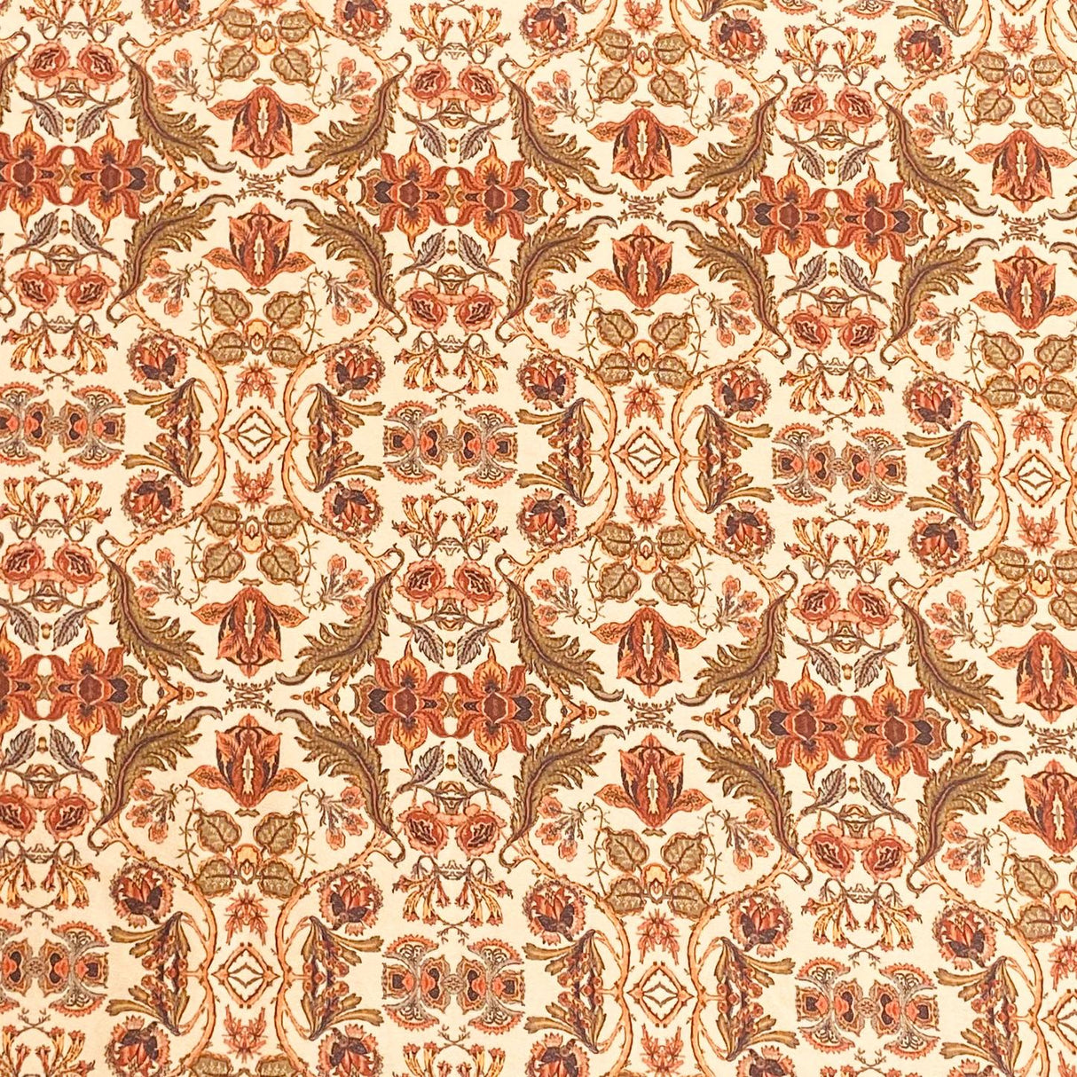 3 Metres Luxurious Dressmaking Printed Satin- 44" Wide (Flowers)