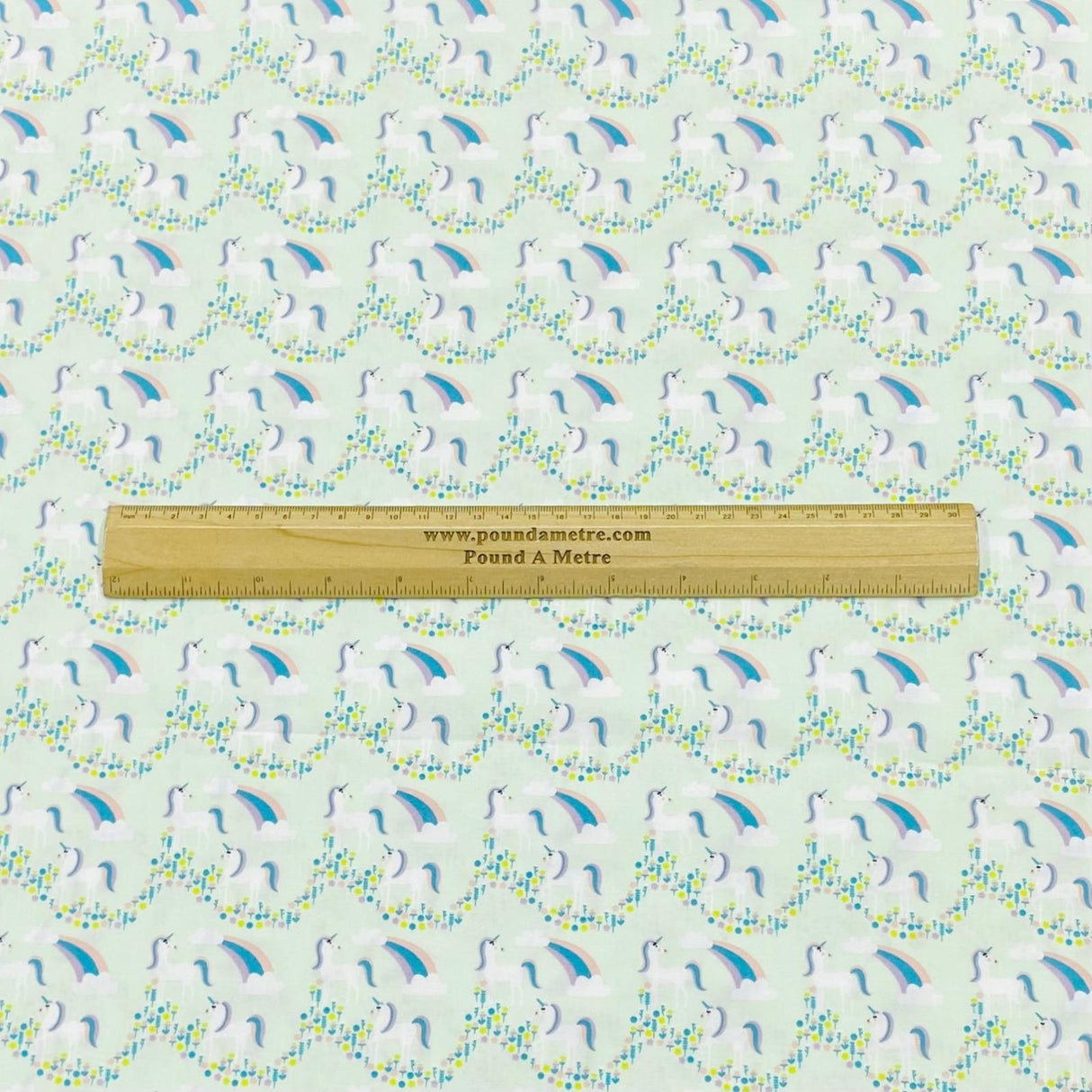 3 Metres Super Soft Printed Cotton Poplin - 44" Wide (Unicorn)