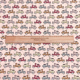 3 Metres Super Soft Printed Cotton Poplin - 44" Wide (Bikes)