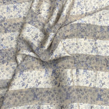 3 Metres Luxurious Dressmaking Printed Satin- 44" Wide (Grey)