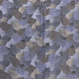 3 Metres Printed Cashmere Effect Crepe Fabric- 45" Wide (Navy)