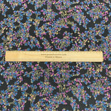 3 Metres Printed Cashmere Effect Crepe Fabric- 45" Wide (Bouquet)