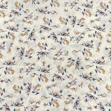 3 Metres, Premium Quality, Printed Dressmaking Viscose - 55" Wide (Cream)