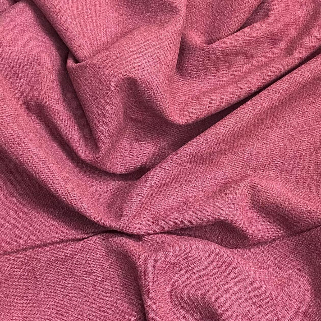 Luxurious Soft Cotton Linen 55" Wide - (Maroon)