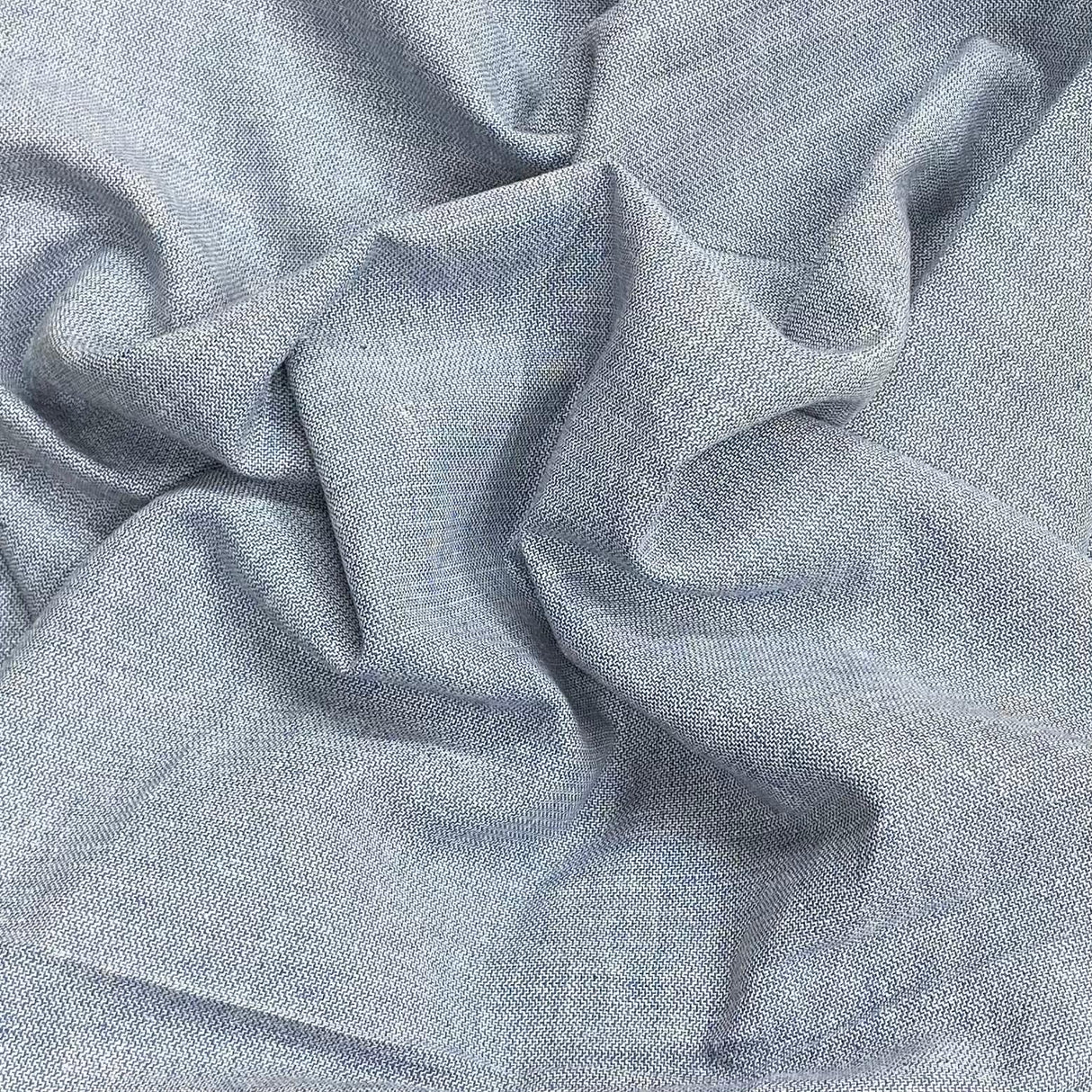 Luxurious Soft Cotton Linen 55" Wide - (Denim)