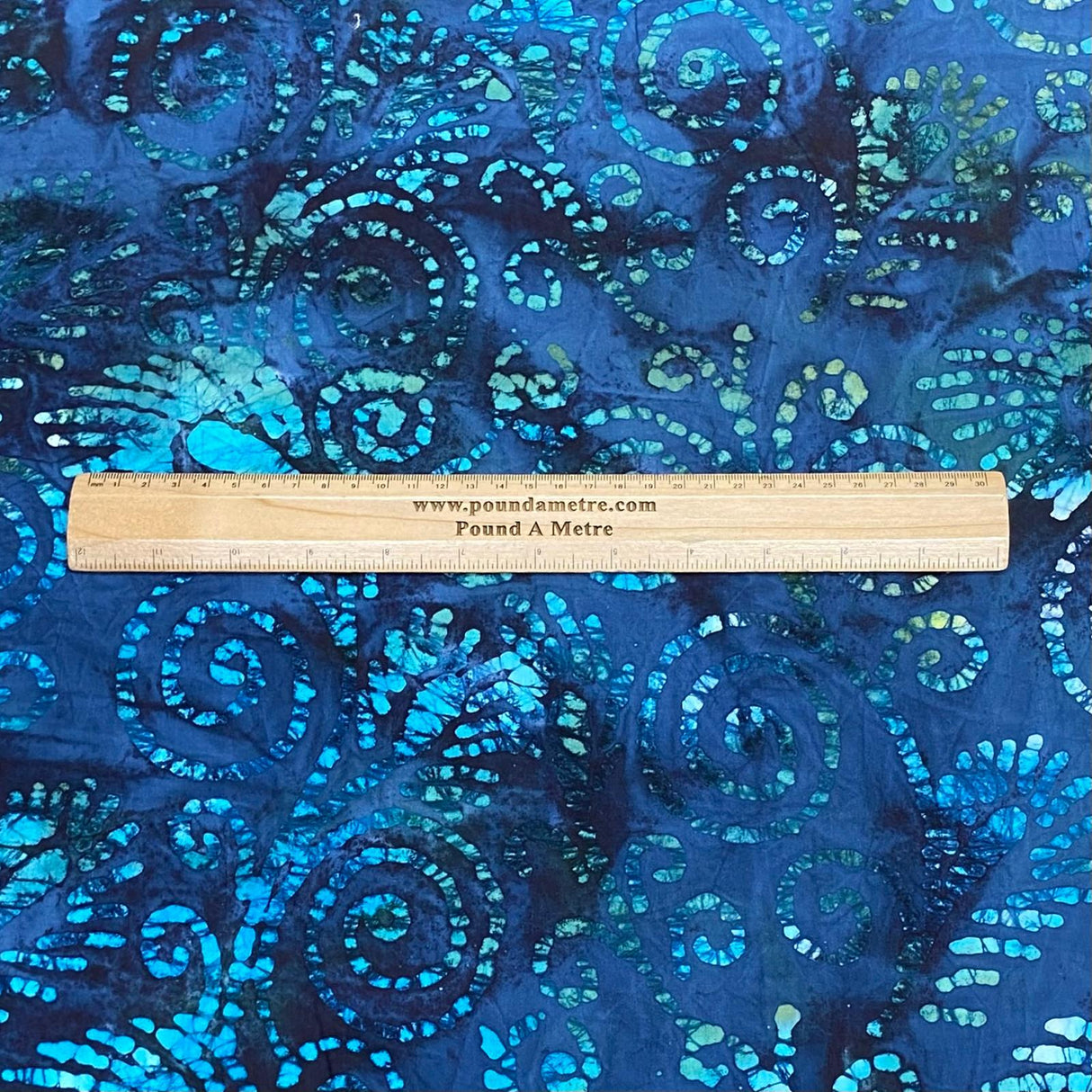 Premium Quality 100% Cotton Batik - 45" Wide (Navy)