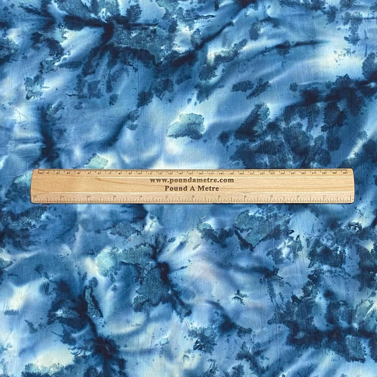 Premium Quality 100% Cotton Batik - 45" Wide (Navy & White)