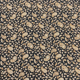 3 Metres, Premium Quality, Printed Dressmaking Viscose - 55" Wide (Brown Paisley)