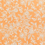 3 Metres, Premium Quality, Printed Dressmaking Viscose - 55" Wide (Orange)