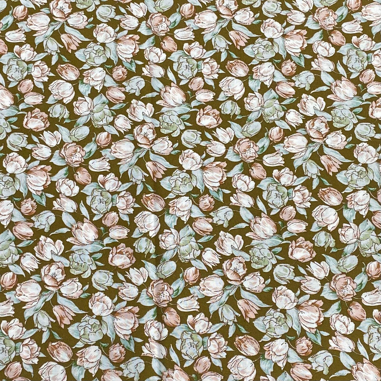 3 Metres, Premium Quality, Printed Dressmaking Viscose - 55" Wide (Bloom)