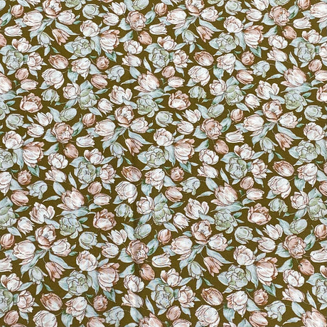 3 Metres, Premium Quality, Printed Dressmaking Viscose - 55" Wide (Bloom)