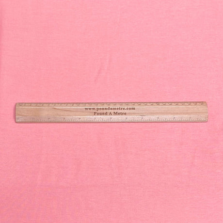 3 Metres Dress Making Plain Viscose Fabric - 55" Wide - (Peachy Pink)