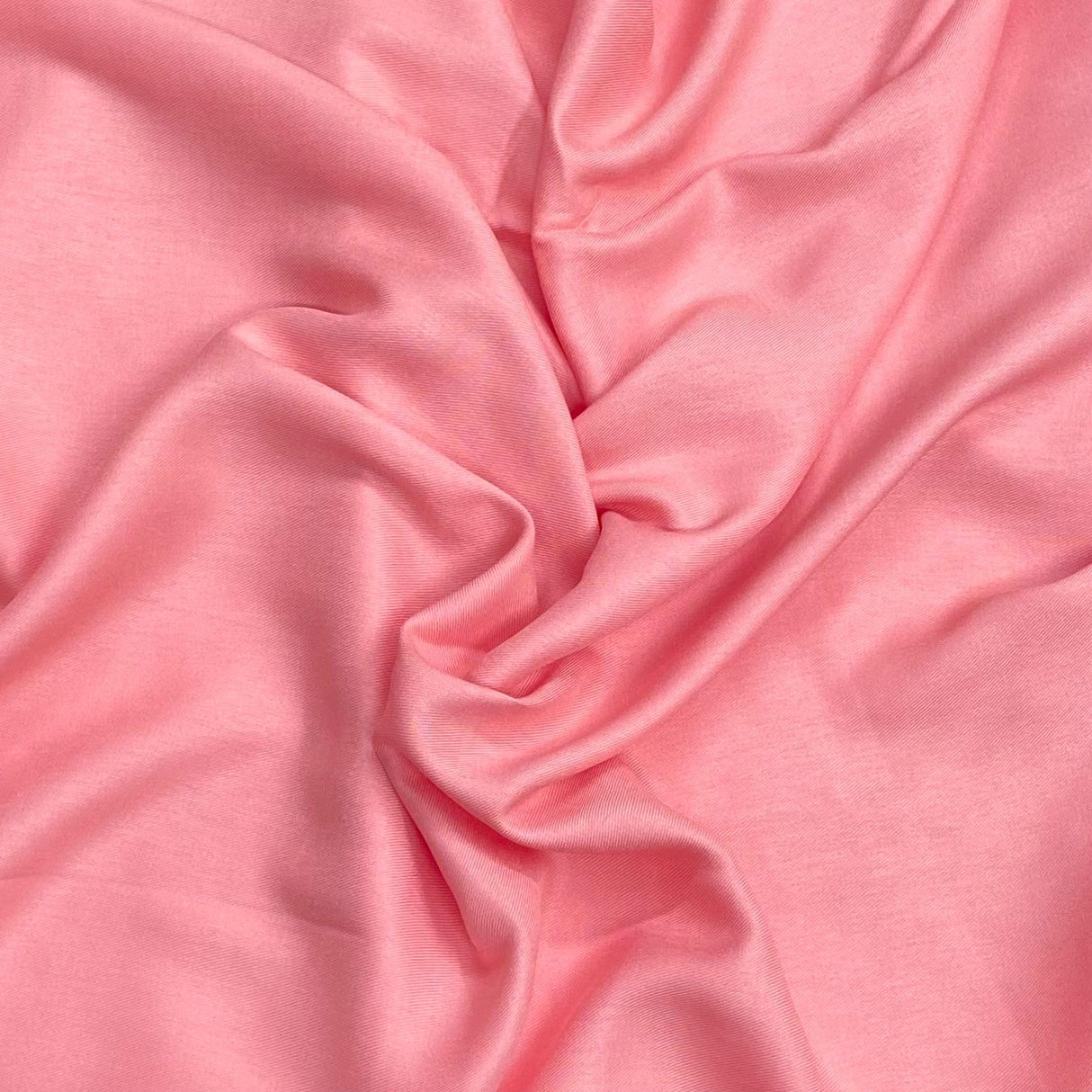 3 Metres Dress Making Plain Viscose Fabric - 55" Wide - (Peachy Pink)