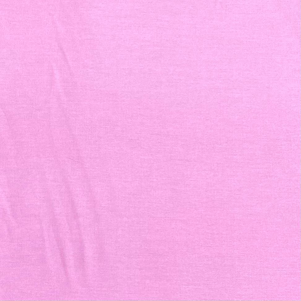 3 Metres Dress Making Plain Viscose Fabric - 55" Wide - (Pink)