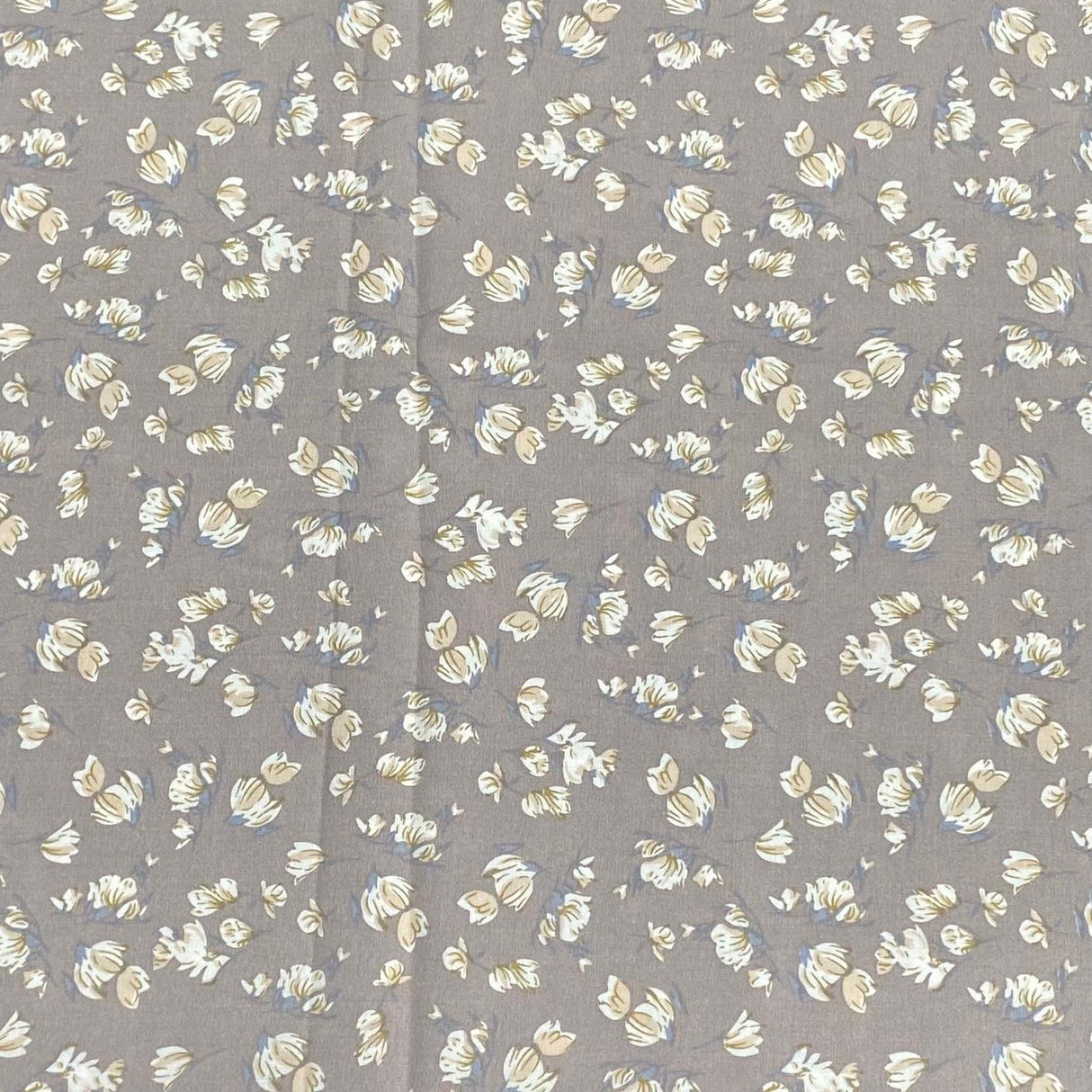 3 Metres, Premium Quality, Printed Dressmaking Viscose - 55" Wide (Grey)