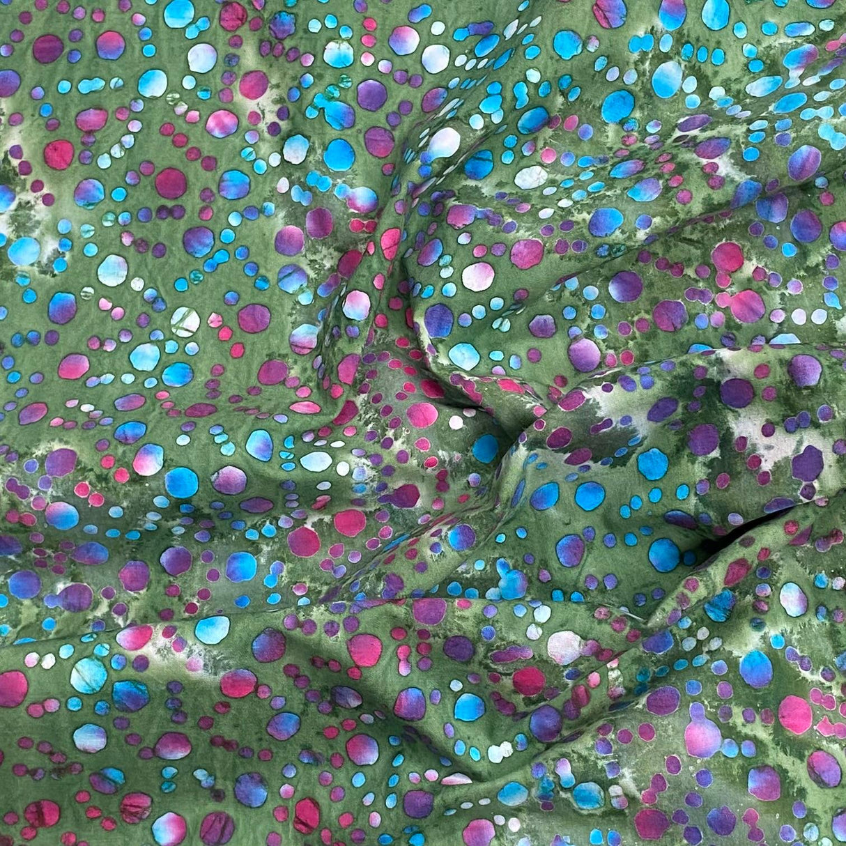 Premium Quality 100% Cotton Batik - 45" Wide (Pond)