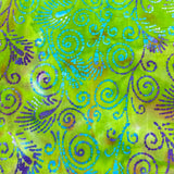 Premium Quality 100% Cotton Batik - 45" Wide (Green)