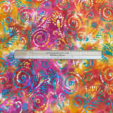 Premium Quality 100% Cotton Batik - 45" Wide (Pink & Yellow)