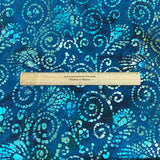Premium Quality 100% Cotton Batik - 45" Wide (Blue)