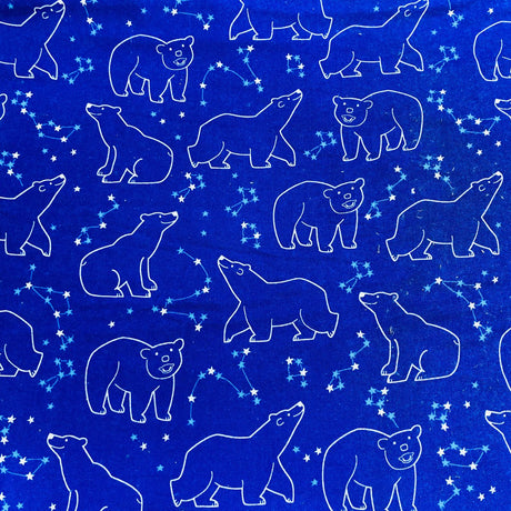 Per Metres High Quality Brushed Cotton - 45" Wide (Bear)