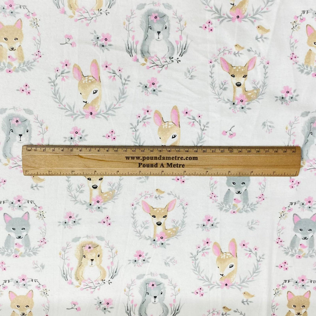 Per Metre High Quality Brushed Cotton - 45" Wide (Wildlife)