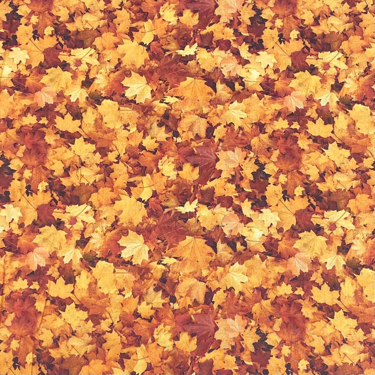 Per Metre 100% Digital Cotton Print - (Leaves)