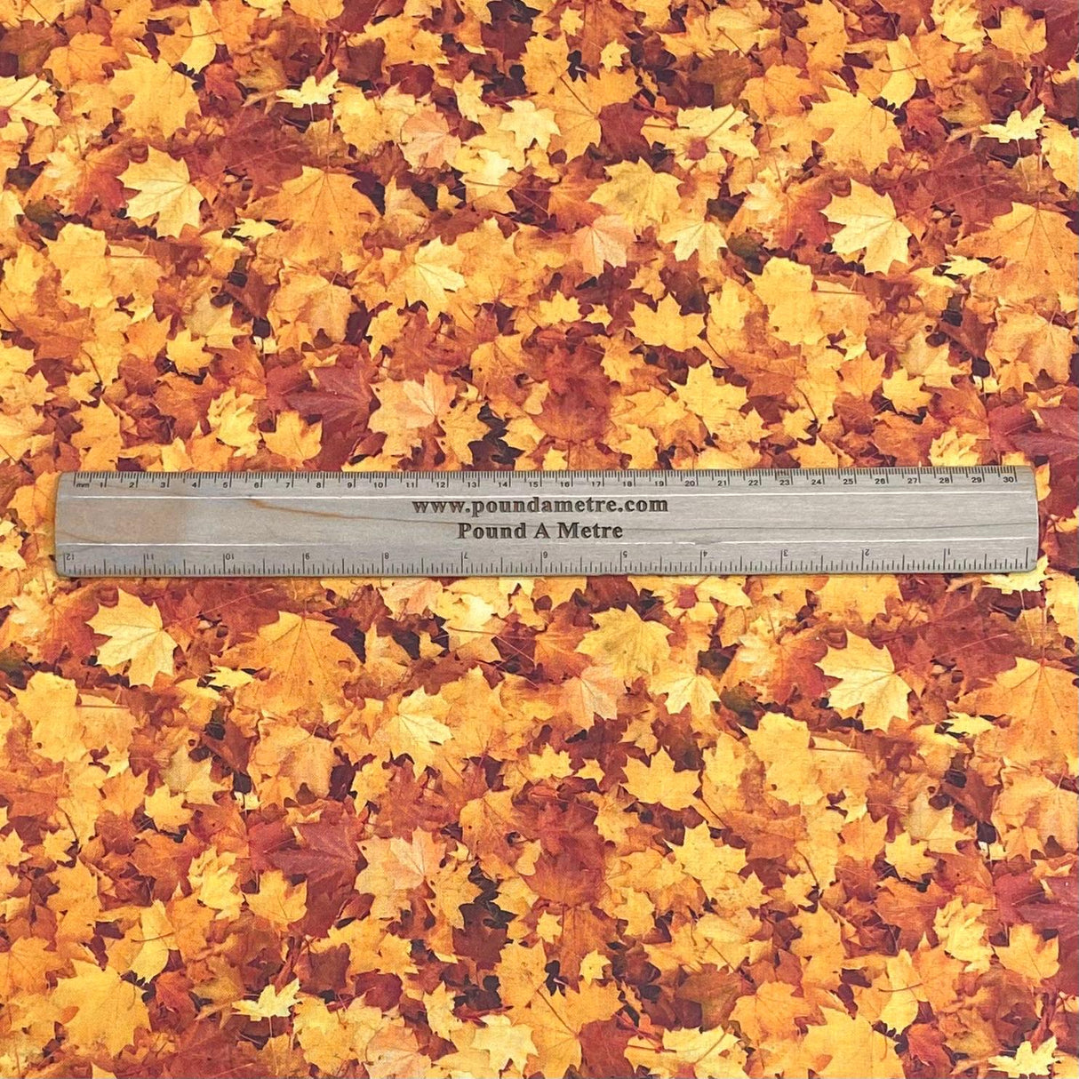 Per Metre 100% Digital Cotton Print - (Leaves)