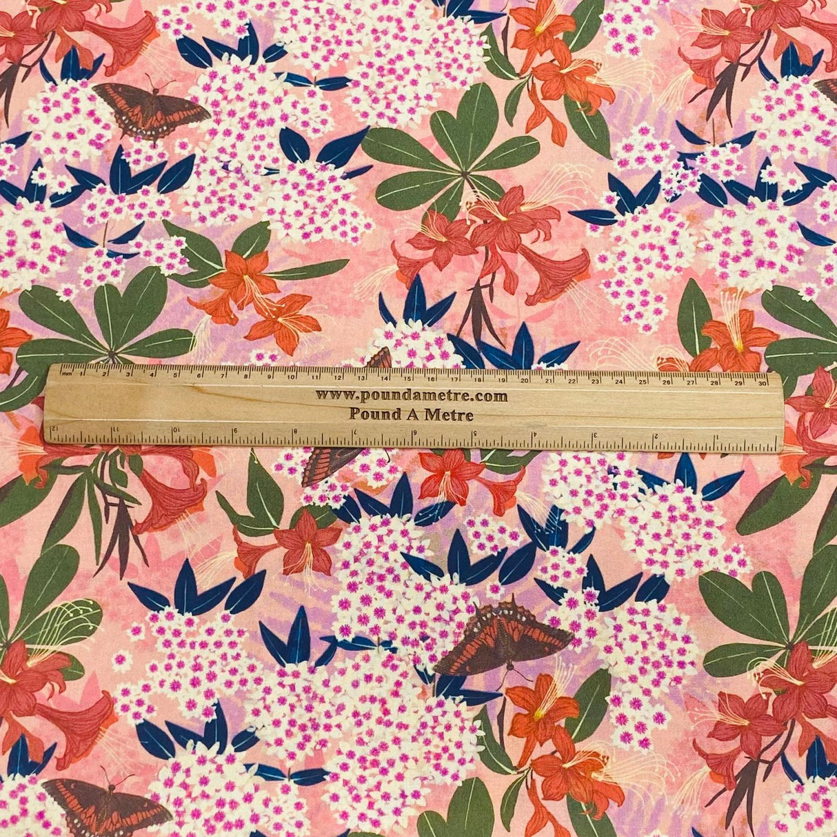 Per Metre 100% Digital Cotton Print - (Eden Garden)