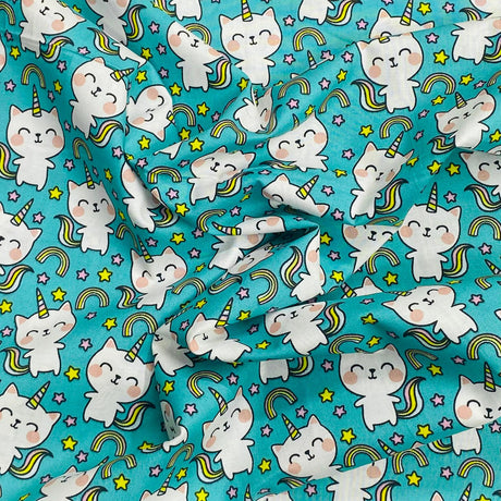 Per Metre 100% Digital Cotton Print - (Unicorn)