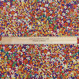 3 Metres Luxurious Solara Crepe 55" Wide (Flower Garden)