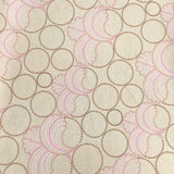 3 Metre Luxurious Soft Viscose Jersey - 55"-  (Beige & Pink)