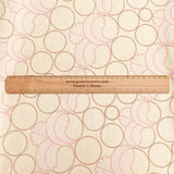 3 Metre Luxurious Soft Viscose Jersey - 55"-  (Beige & Pink)