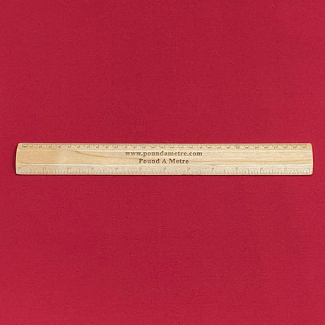 3 Metres Dressmaking Moss Crepe 55" wide (Red)