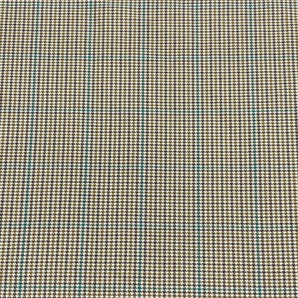 3 Metres Premium Wool Rich Fabric 55" Wide (Beige & Green)