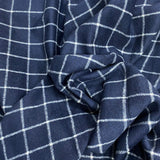 3 Metres Premium Wool Rich Fabric 55" Wide (Navy)