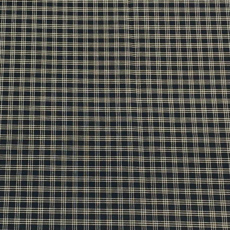 3 Metres Premium Wool Rich Fabric 55" Wide (Black & Brown)
