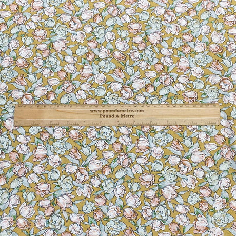 3 Metres, Premium Quality, Printed Dressmaking Viscose - 55" Wide (Blossom)