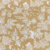 3 Metres, Premium Quality, Printed Dressmaking Viscose - 55" Wide (Yellow Floral)