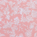 3 Metres, Premium Quality, Printed Dressmaking Viscose - 55" Wide (Baby Pink Flowers)